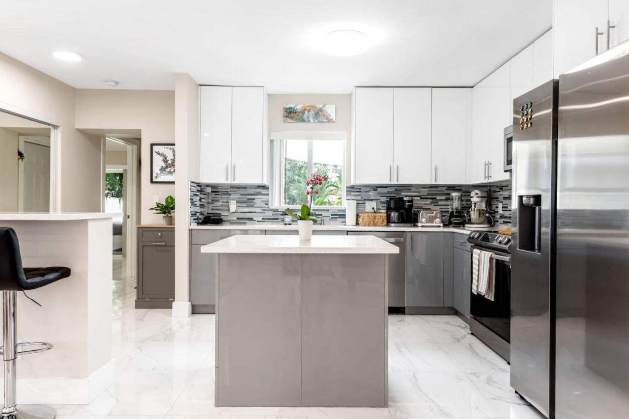 Modern Bungalow Near Wilton Drive I Pool Table Fort Lauderdale Dış mekan fotoğraf